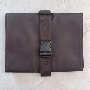 OMEGA Men's Brown Foldable Travel/Toiletries Bag - NWOT